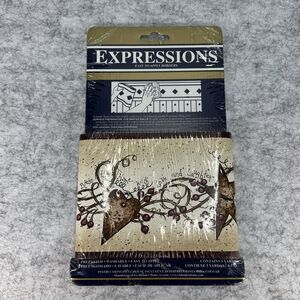 NEW Expressions Rusty Hearts & Stars Wallpaper Border 5 Yards Pattern # SB10238B